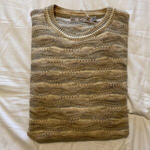 Men’s Vintage Shenandoah Sweater Size XXL Golf Sweater, Neutral Colors,GC,Cotton